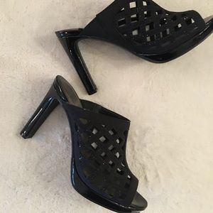 Impo “Terret” Black Patent Heels